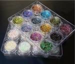Chunky Glitter Mixed Printing Die Cutting Printing Nail Supply Flasy Glitter