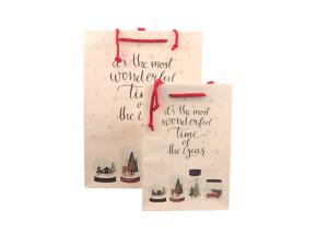 Wholesale Sustainable Luxury Christmas Packaging , Extra Large Christmas Gift Bags from china suppliers