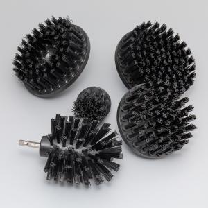 Wholesale Black color Nylon Scrubber Drill Attachment Drill Scrubber Brush Black Hard Bristles from china suppliers
