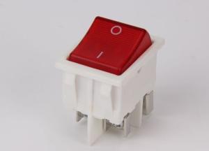 Wholesale Dpst 4 Pins Double Electrical Rocker Switches 12A 250VAC Brass Terminal from china suppliers