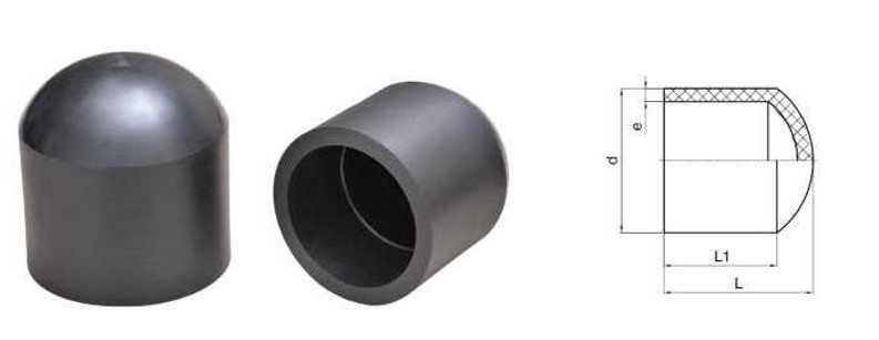 DN32-DN355 SDR11 SDR17 SDR17.6 PE Spigot MDPE End Cap