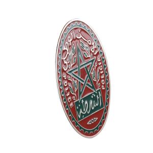 Wholesale Personalized Sheriff Detective Police Metal Badge Chinese Logo Pentagram Lapel Pin from china suppliers