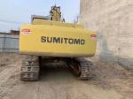 Sumitomo Sh200 20tused Excavator Machine 0.7m³ Bucket Size Yellow Color