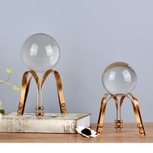 Wholesale European Style wedding 240mm Crystal Ball Home Decor Statues from china suppliers