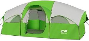 Wholesale CAMPROS CP Tent 8 Person Camping Tents, Weather Resistant Family Tent, 5 Large Mesh Windows, Double Layer, Divided from china suppliers