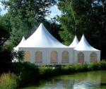 Deluxe Easy Setup Outdoor Wedding Pagoda Tents 3x3m 4x4m UV - Resistant