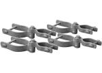 Chain Link Post Hinged 2-3/8" /2.375" Hot Dipped Galvanized Q235 punched