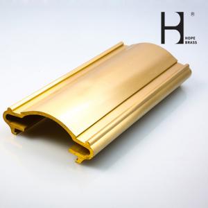 Wholesale OEM Golden Brass Railing Systems HPB59-1 Brass Stair Handrail from china suppliers