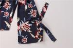 Summer Fashion Patterned Ladies printed blouse Floral Print Shirt Womens