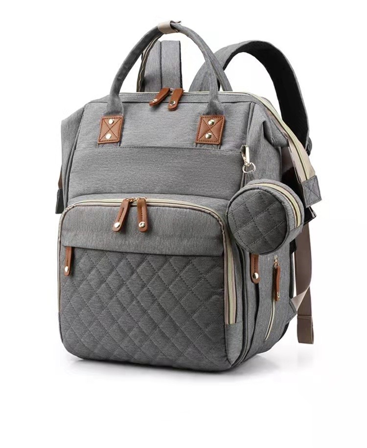 Multi Function Mommy Diaper Backpack With Changing Bed Infant Baby Diaper Bag