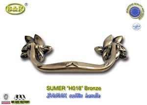 Wholesale Antique Brass Finish Metal Coffin Handles Zinc Alloy coffin handle H018 antique bronze size 20*7.5cm from china suppliers