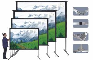 Wholesale Front And Rear Fast Fold Projection Screen Portable Outdoor 200 300 Inch 16:9 4:3 from china suppliers