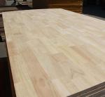 Solid Rubber Wood Finger-Jointed Board for UV Tabletop 8mm-40mm Thickness 100