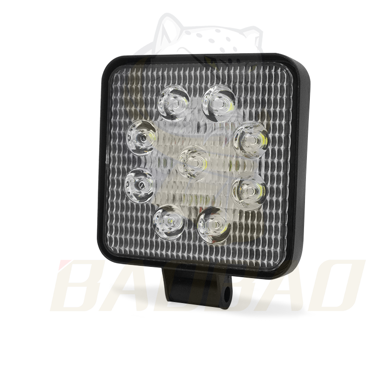 27W High Brightness Suqare LED Work Light Lamp For Car For Truck