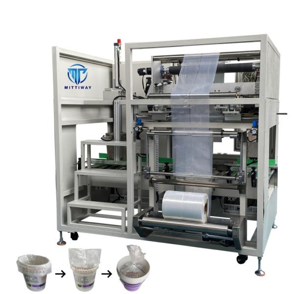 Small Automatic Bag Inserter Industry Food Poly Bag Packaging Machine