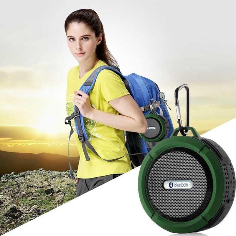 Outdoor Mini Active Waterproof Bluetooth Speaker TF Card Slot For Mp3 Files