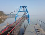 YSCSD350 River Dredging Machine Red Color 16kw Sand Dredging Boat 8inch
