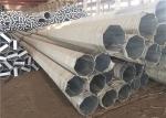 35FT Electrical Power Steel Pole Direct Buried Pole Hot Dip Galvanized