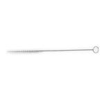 Drinking Straw Nylon Pipe Cleaning Brushes Wear Resistant Stainless Steel Handle