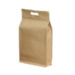 100% recycled kraft paper k bags with clear window/coffee bean flower seeds