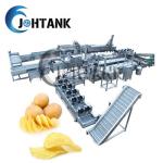 Automatic Frying Frozen French Fries Making Machine , 2000kg/h Industrial Potato