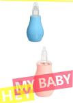 Pink PVC Bulb Ear Syringe , High Performance Safe Baby Nose Aspirator