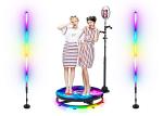 Fluorescent Stage Lighting Equipments Rechargeable Rgb Tube Light For Photograph