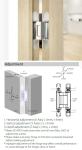 HAC216 Door Hinge Hardware for Public Building / Commercial Office