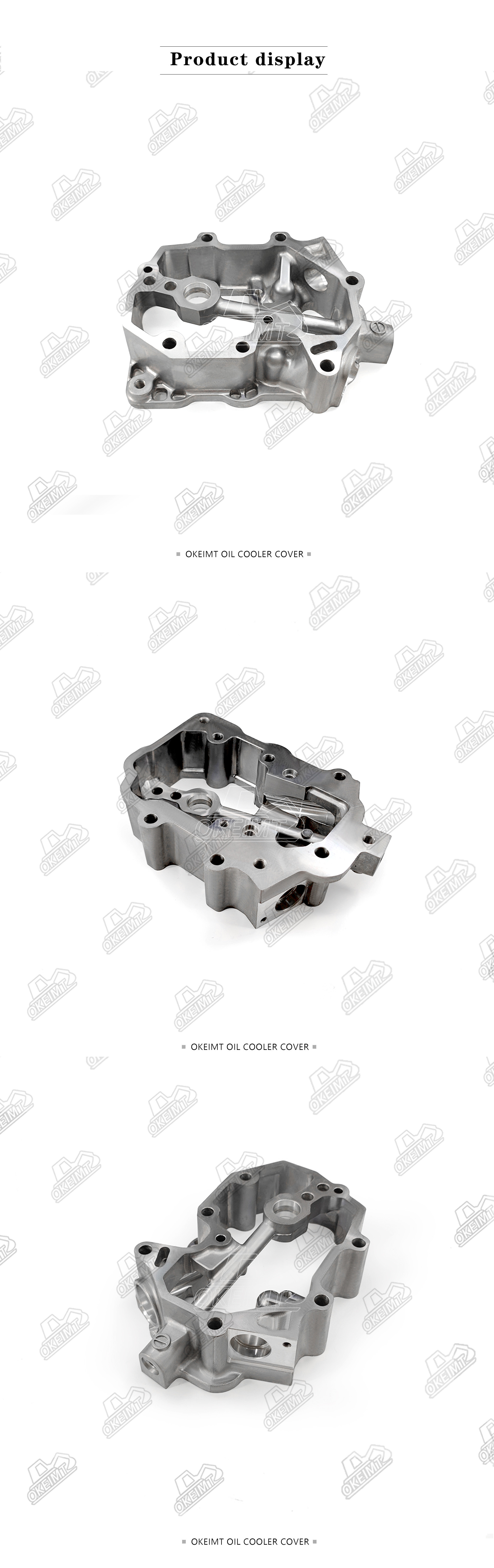 Anodized Valve Cover Spacer Komatsu 6D125-8 Valve Cover Base