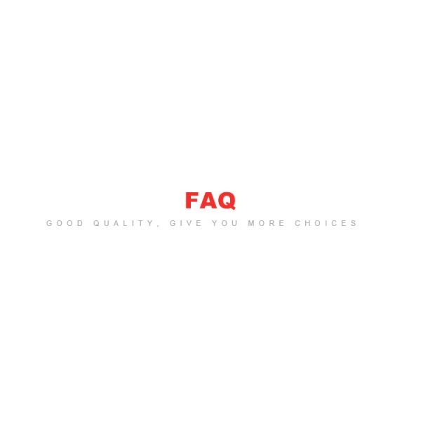 FAQ section header