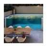 Buy cheap Hotel Backyard Fiberglass Infinity Pool with Acrylic Glass Design and Extra from wholesalers