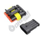 Electrical Wire Waterproof Automotive Connector Car Connector 4-Hole Plug Kits