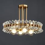 Chandelier lighting for dining room Home Decoration Gold Round Kitchen Fixture