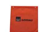 Knitted Vinyl Coated Traffic Safety Flags , Small Orange Warning Flag
