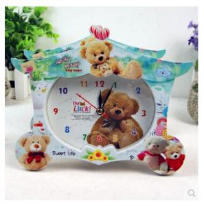 Wholesale New creative gift product bear resin alarm clock toy from china suppliers