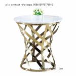 hospitality furnishing metal tables base and chairs gold colour