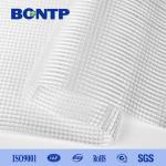 Transparent White Tarpaulin PVC Transparent Mesh Fabric