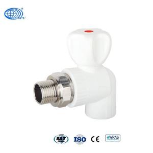 Wholesale gray White Male Straight Angled Radiator Valve 20mm To 110mm from china suppliers
