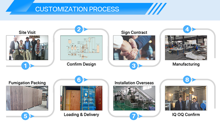 100-300kg/hour Output Soap Making Machine Production Line with 150mm Plodder Diameter