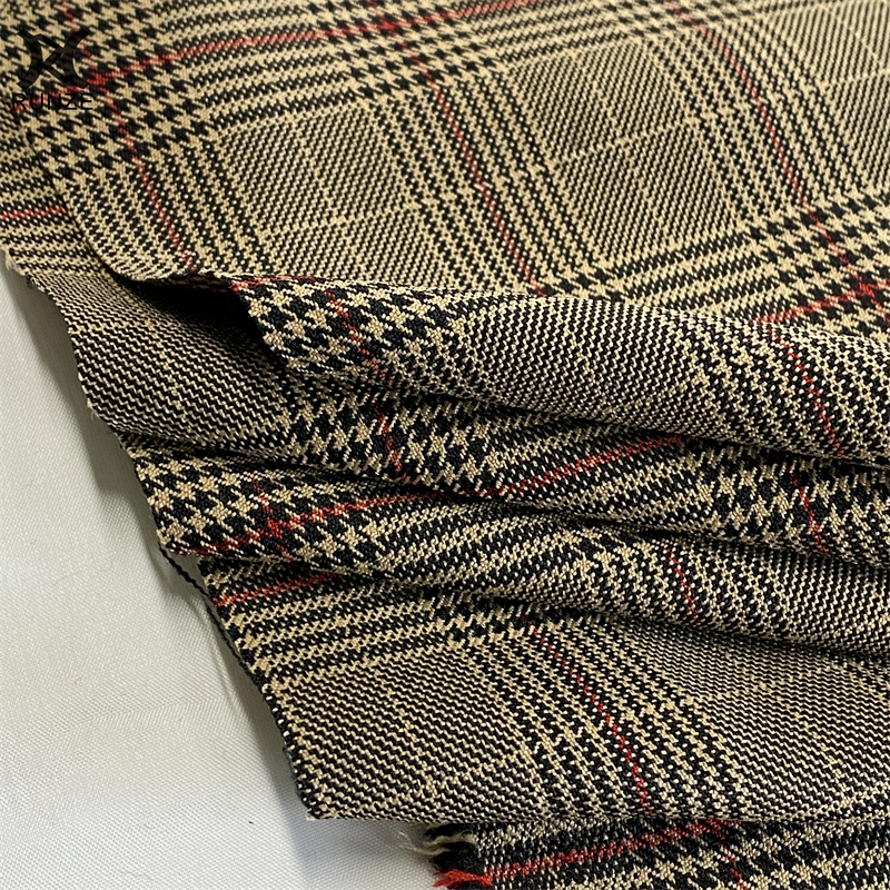 Recycled Polyester Minimatt Gabardine RPET Fake Wool Fabrics For Uniform Suits Blazers