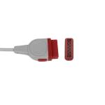 Dual Marquette Patient Monitor GE IBP Cable Compatible 0.3M Length