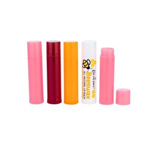 Wholesale 5g Plastic Lipstick Transparent Tube Packaging Vibrant Pink Lipstick Tube from china suppliers