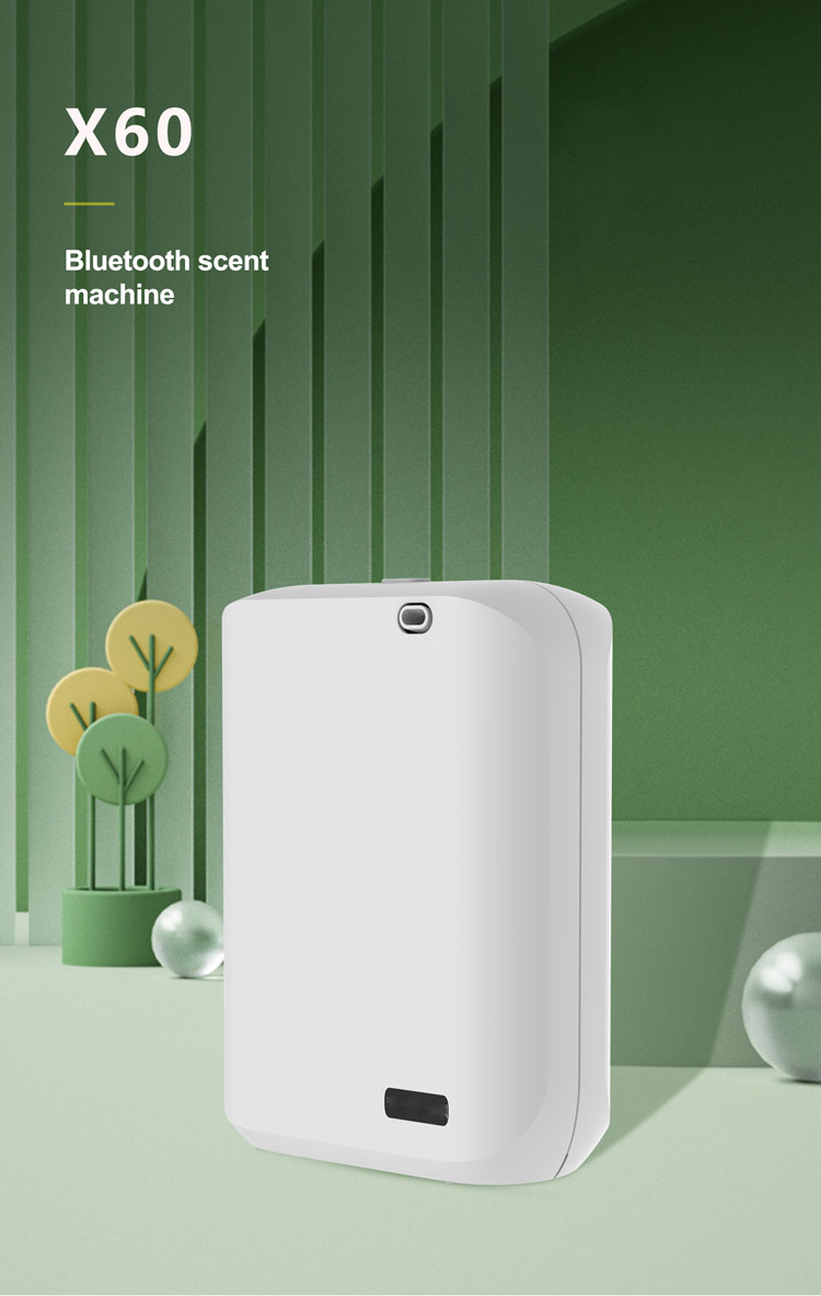 Homefish Air Tunnel Design Leak Avoiding Aroma Diffuser 150Ml Bluetooth Remote Control Intelligent Portable Scent Oil Diffuser