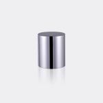 Silver Airless Aluminum Bottle Caps , Cosmetic Bottle Parts ISO9001 Compliant