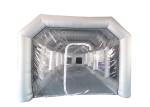6x4x3m UV Resistant Silver Inflatable Car Spray Booth Painting Station For Car