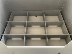555 X 415MM Plastic Turnover Box PP Sleeve Pallet Container Honeycomb Sheet