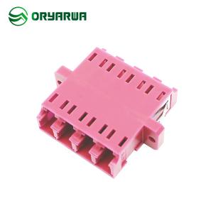 Wholesale IEC OM4 Welded Type LC Quad Optical Fiber Adaptor from china suppliers