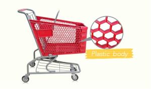 Wholesale Plastic shopping trolley/carts in supermarket from china suppliers