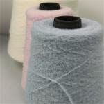 Dyed 100% Polyester Feather Knitting Yarn High Tenacity