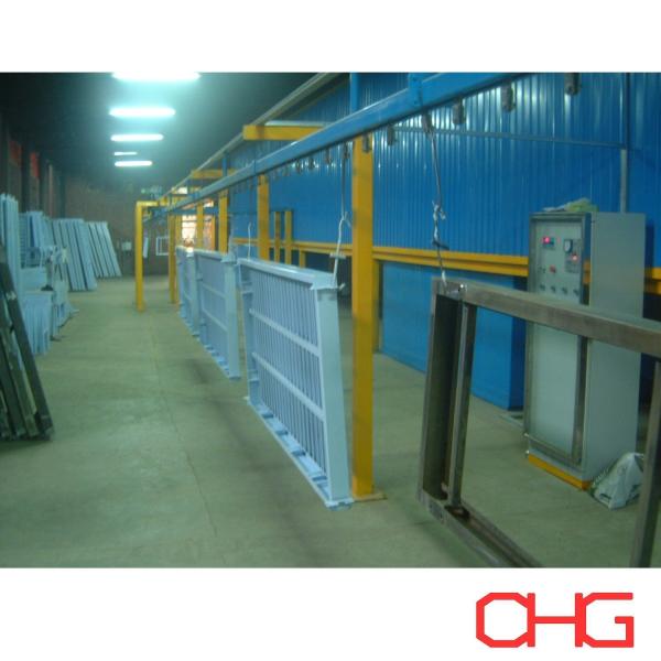 Manual Electrostatic Spray Gun Customized Powder Coating Line for Hospital Beds